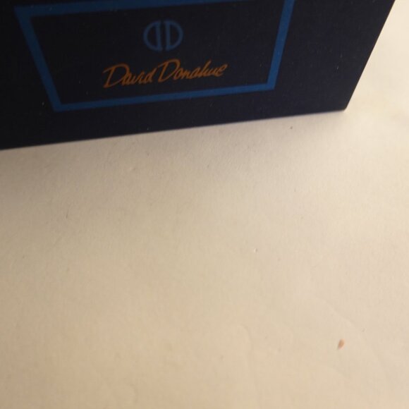 Cufflink & Stud Set, Gold Onyx/Pearl Reversible $450.00 David Donahue - Picture 3 of 3